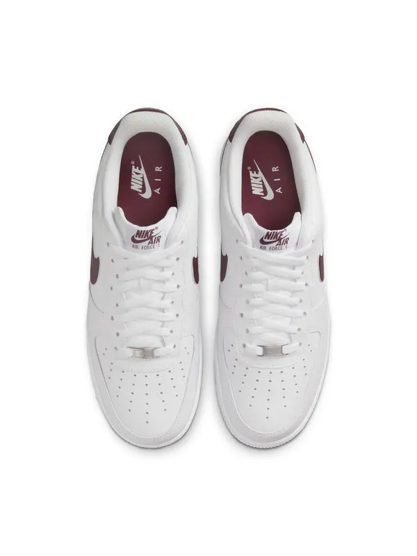 Кроссовки air force 1 '07 'white burgundy crush' Nike — изображение 4 из 4, белый/белый/бордовый