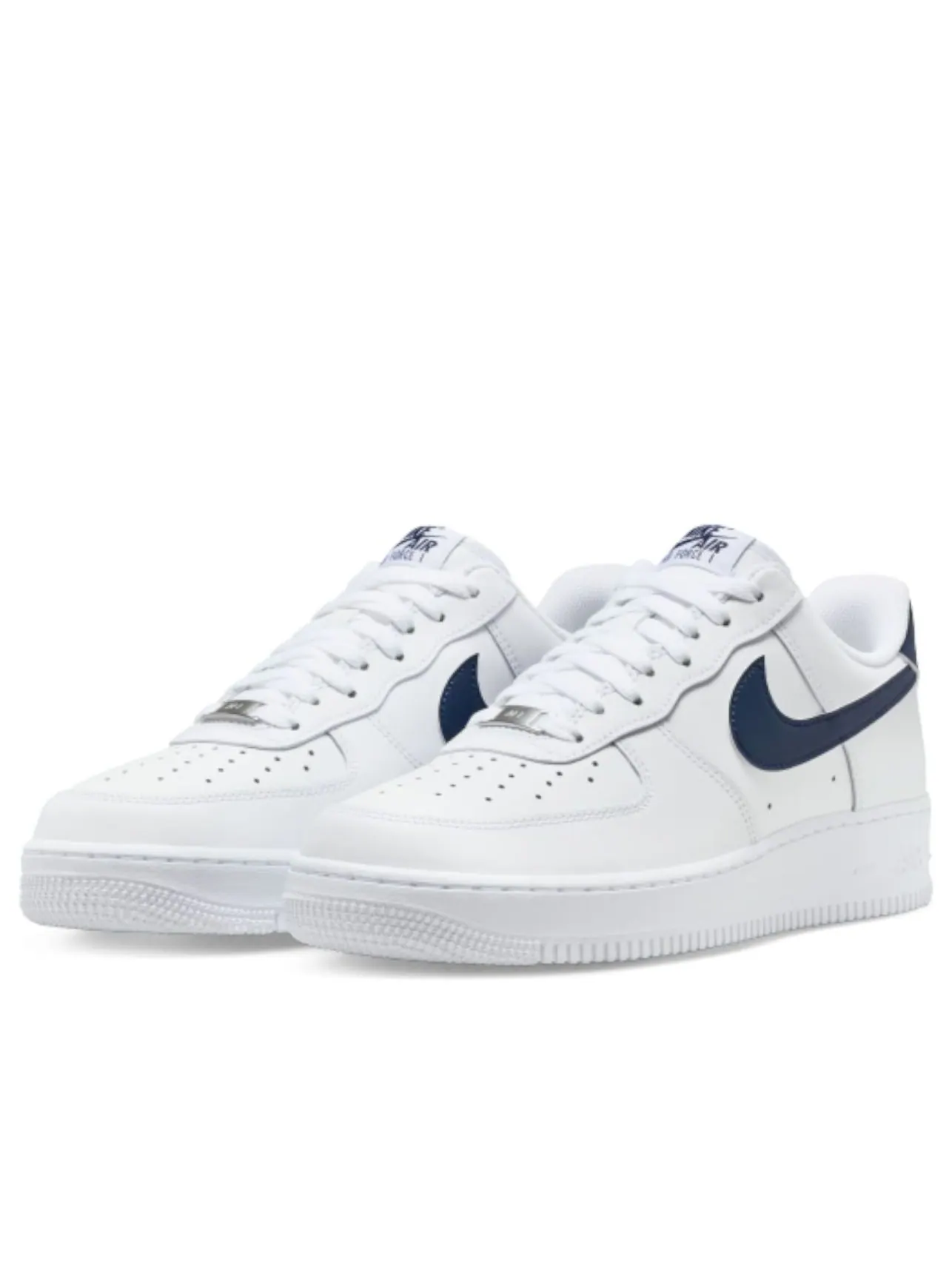 Кроссовки Nike Air Force 1 '07 'White Navy' — изображение 2 из 5, белый