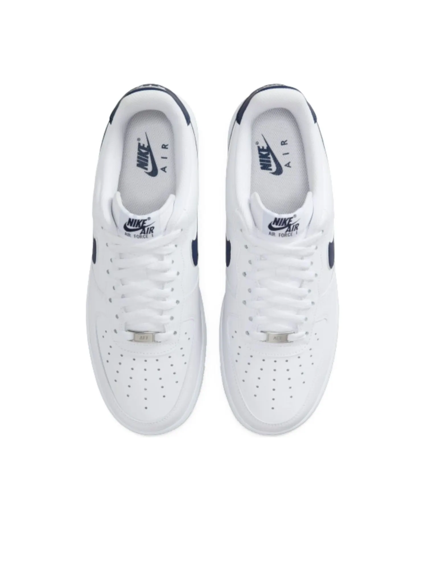 Кроссовки Nike Air Force 1 '07 'White Navy' — изображение 3 из 5, белый