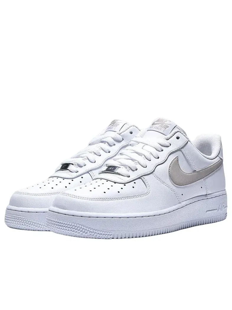 Кроссовки Nike Air Force 1 '07 'White Light Smoke Grey' FJ4146-125 — изображение 3 из 5, белый