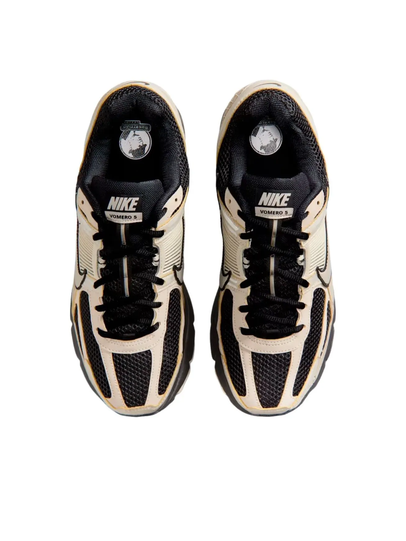 Кроссовки Nike Air Zoom Vomero 5 'Black Cream II' — изображение 3 из 6, черный/кремовый
