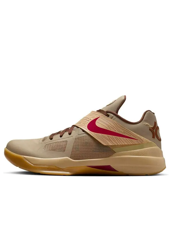 Кроссовки кд 4 Nike — изображение 1 из 4, хаки/красный///желтый