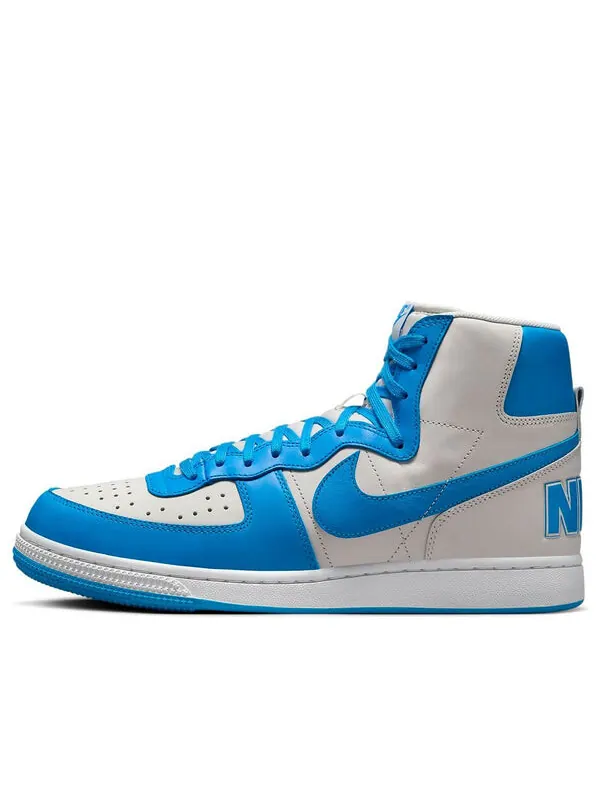 Кроссовки terminator high 'dark powder blue' Nike — изображение 1 из 4, белый/синий