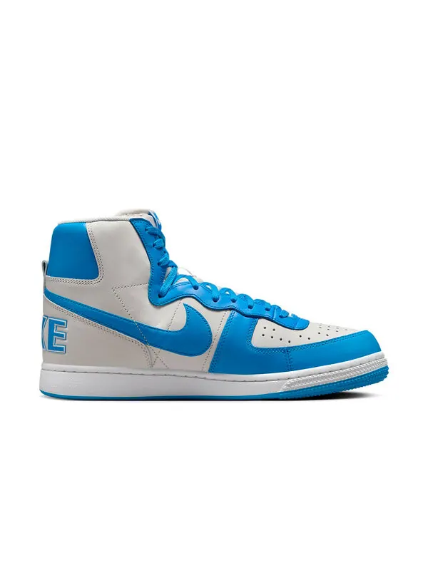 Кроссовки terminator high 'dark powder blue' Nike — изображение 2 из 4, белый/синий
