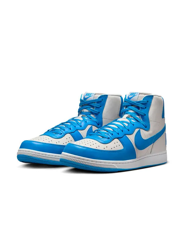 Кроссовки terminator high 'dark powder blue' Nike — изображение 3 из 4, белый/синий