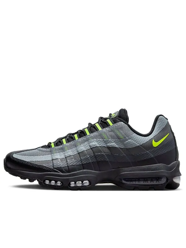 Кроссовки air max 95 ultra 'black grey volt' Nike — изображение 1 из 4, черный/серый