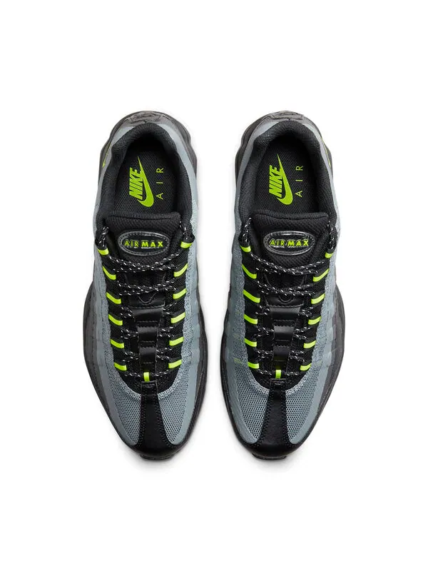 Кроссовки air max 95 ultra 'black grey volt' Nike — изображение 4 из 4, черный/серый