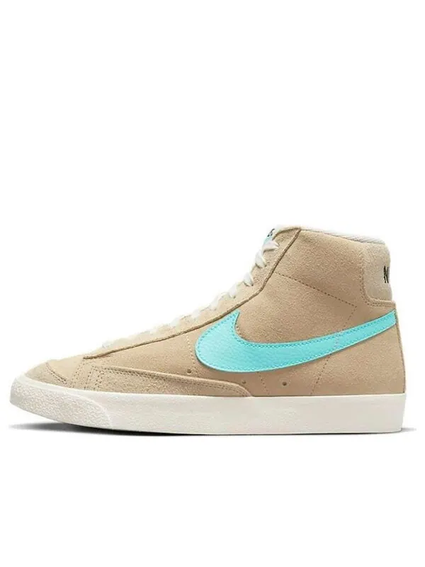 Кроссовки blazer mid 77' 'tan blue' Nike — изображение 1 из 4, черный/светлый голубой