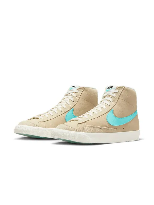 Кроссовки blazer mid 77' 'tan blue' Nike — изображение 2 из 4, черный/светлый голубой
