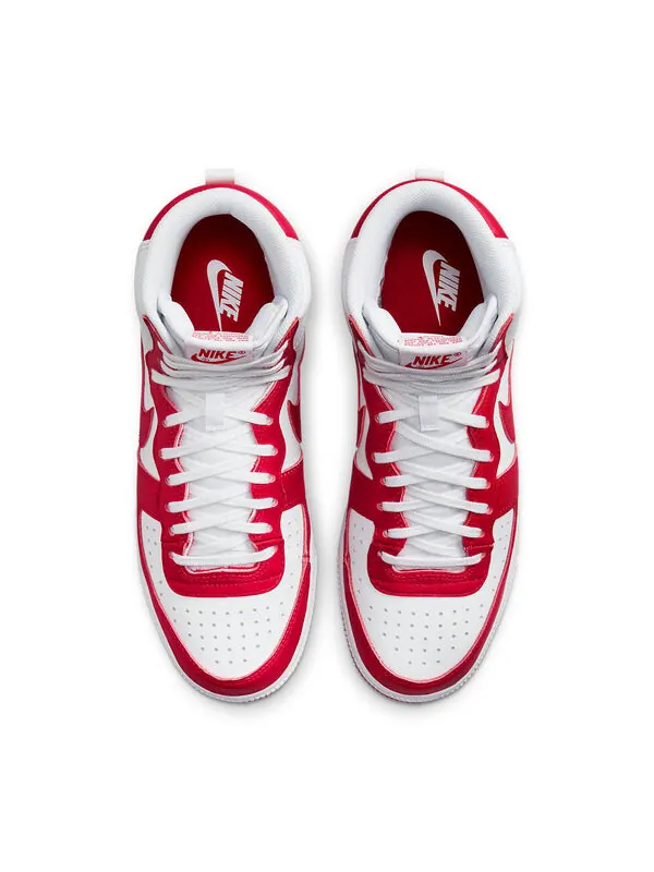 Кроссовки терминатор высокие Nike — изображение 3 из 4, белый/красный