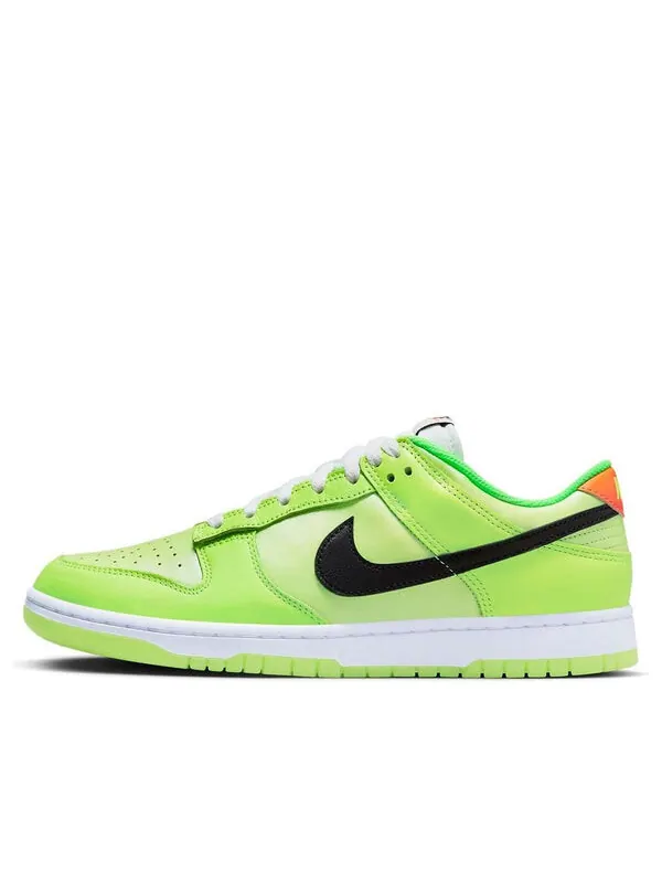 Кроссовки dunk low se 'splash' Nike — изображение 1 из 4, черный-оранжевый-зеленый