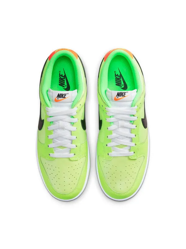 Кроссовки dunk low se 'splash' Nike — изображение 3 из 4, черный-оранжевый-зеленый