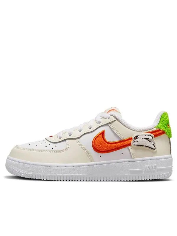 Кроссовки force 1 lv8 Nike — изображение 1 из 4, белый/белый//оранжевый