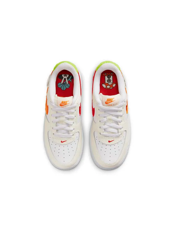 Кроссовки force 1 lv8 Nike — изображение 4 из 4, белый/белый//оранжевый