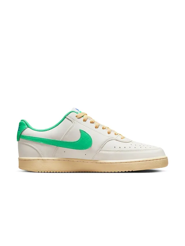 Кроссовки court vision lo 'sail electric green' Nike — изображение 2 из 4, зеленый/белый/желтый