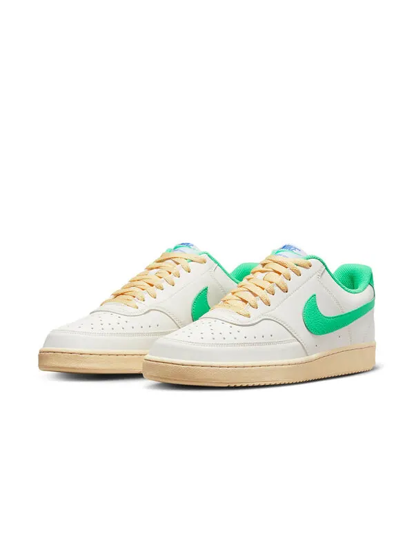 Кроссовки court vision lo 'sail electric green' Nike — изображение 3 из 4, зеленый/белый/желтый