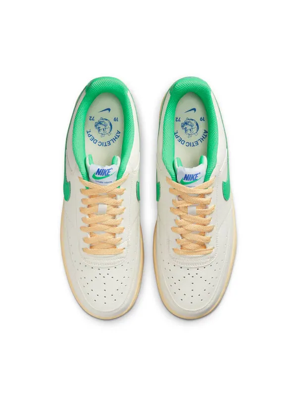 Кроссовки court vision lo 'sail electric green' Nike — изображение 4 из 4, зеленый/белый/желтый