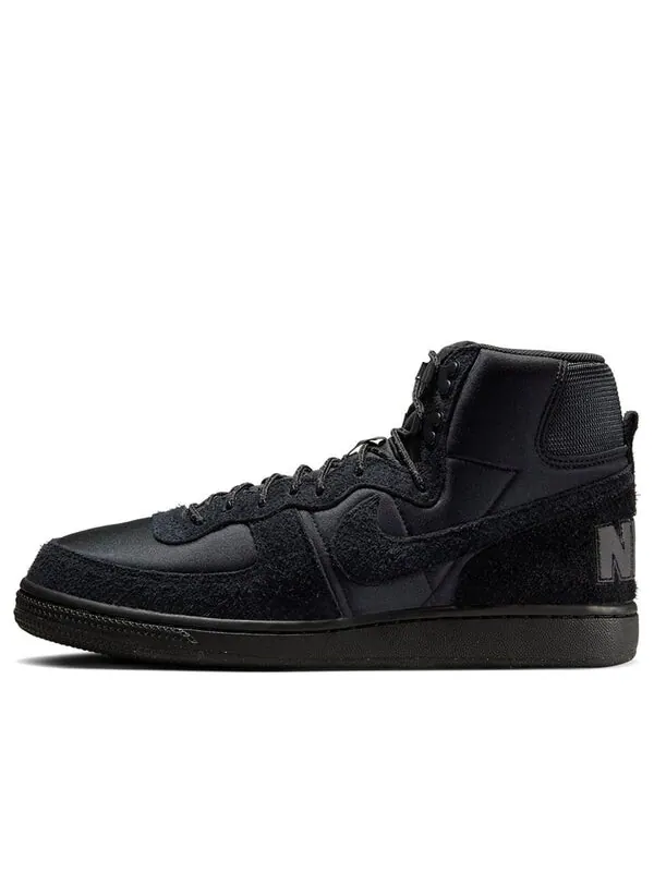 Кроссовки terminator high hiking boot 'triple black' Nike — изображение 1 из 4, черный/черный/черный
