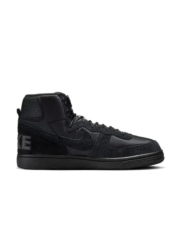 Кроссовки terminator high hiking boot 'triple black' Nike — изображение 3 из 4, черный/черный/черный