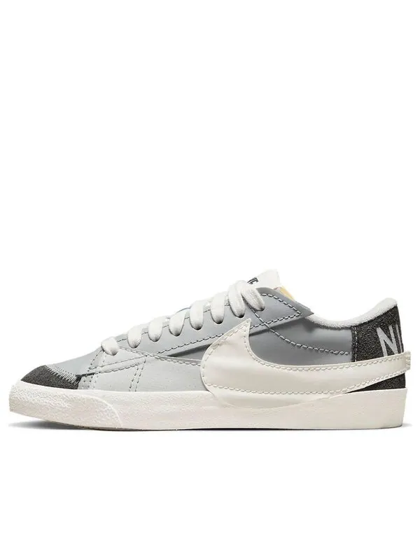 Кроссовки blazer low '77 jumbo se 'light smoke grey noise aqua' Nike — изображение 1 из 4, серый/---голубой