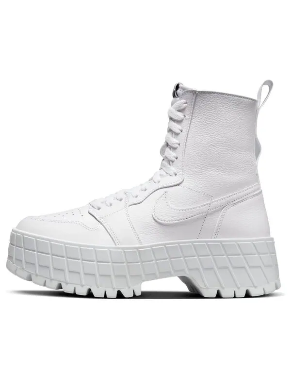 Кроссовки 1 high brooklyn 'triple white' Air Jordan — изображение 1 из 4
