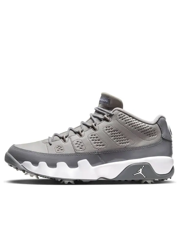 Кроссовки 9 retro low golf 'cool grey' Air Jordan — изображение 1 из 4, серый/серый/белый