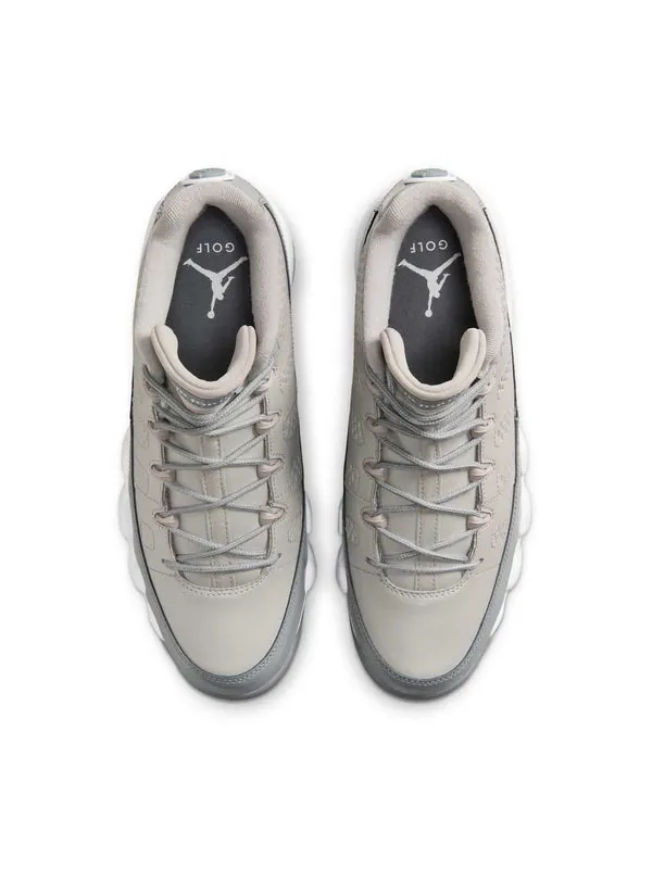 Кроссовки 9 retro low golf 'cool grey' Air Jordan — изображение 4 из 4, серый/серый/белый