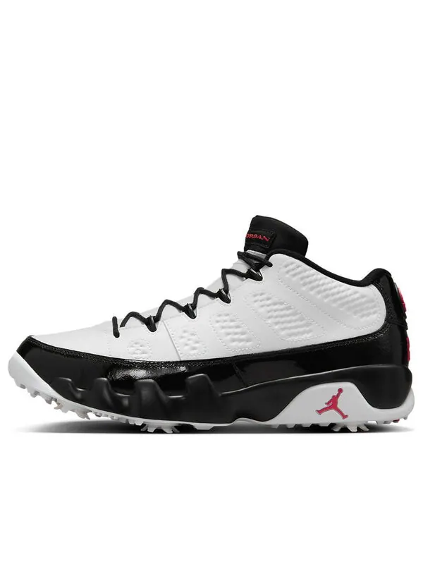 Кроссовки 9 ретро низкие гольф Air Jordan — изображение 1 из 4, белый/красный/черный