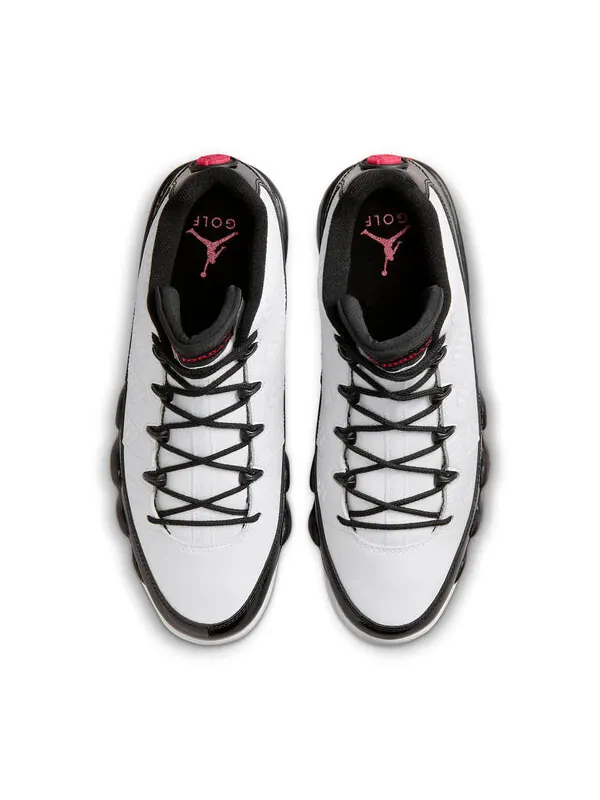 Кроссовки 9 ретро низкие гольф Air Jordan — изображение 3 из 4, белый/красный/черный