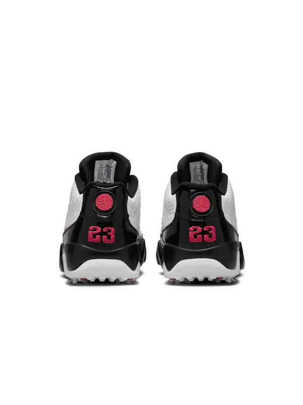 Кроссовки 9 ретро низкие гольф Air Jordan — изображение 4 из 4, белый/красный/черный