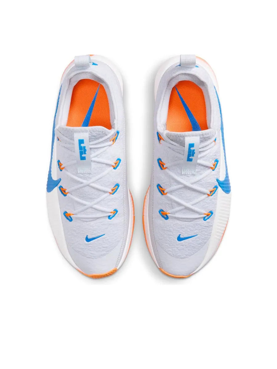 Кроссовки Nike LeBron TR 1 'Pure Platinum Photo Blue Orange' — изображение 4 из 6, серый