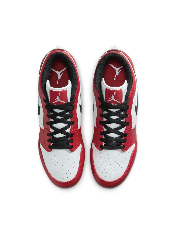 Кроссовки 1 низкие td Air Jordan — изображение 3 из 4, белый/черный-красный