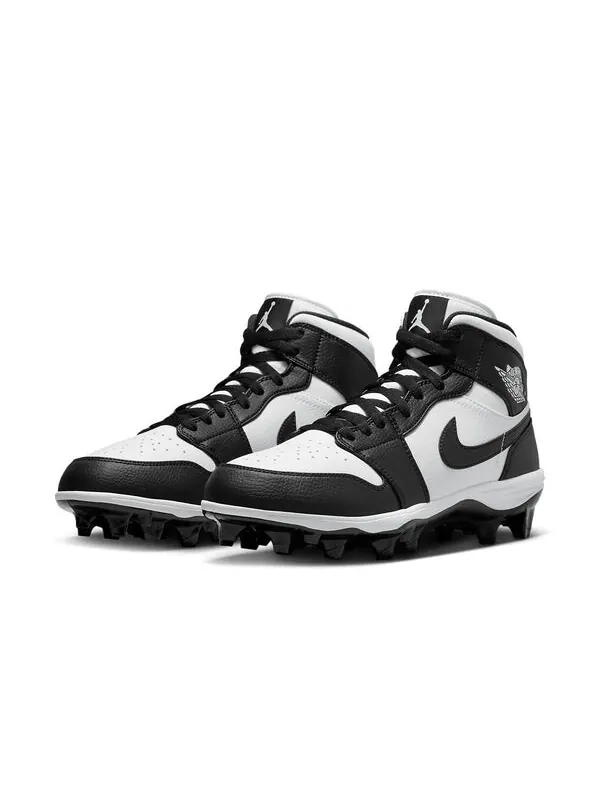 Кроссовки 1 mid td cleat Air Jordan — изображение 2 из 4, черный/белый