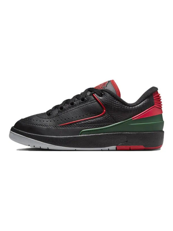 Кроссовки 2 низкие Air Jordan — изображение 2 из 4, черный//серый/красный