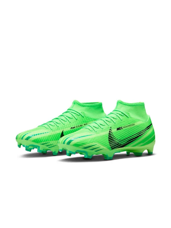 Кроссовки mercurial superfly 9 academy dream speed mg high top Nike — изображение 2 из 4, зеленый/зеленый/черный