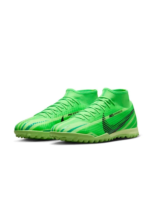 Кроссовки mercurial superfly 9 academy mds tf Nike — изображение 3 из 4, зеленый/синий