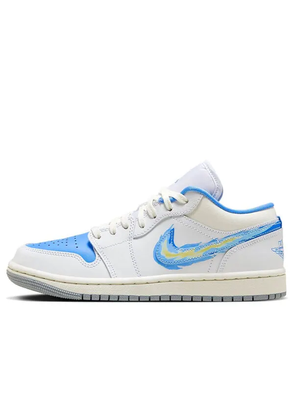 Кроссовки 1 low se Air Jordan — изображение 1 из 4, синий/синий/серый