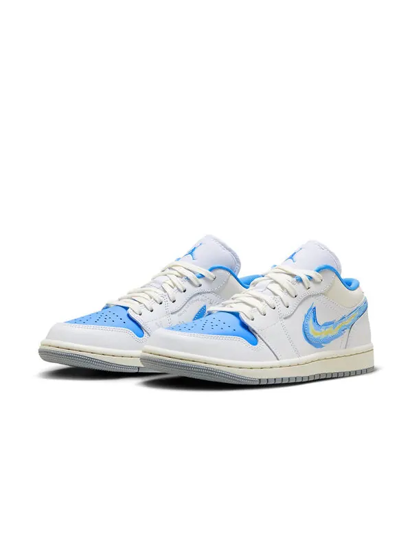 Кроссовки 1 low se Air Jordan — изображение 3 из 4, синий/синий/серый