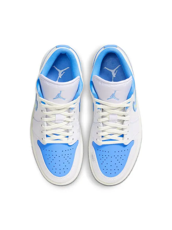 Кроссовки 1 low se Air Jordan — изображение 4 из 4, синий/синий/серый
