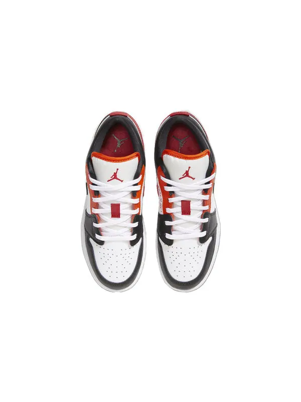 Кроссовки (GS) Air Jordan 1 Low 'Flaming Swoosh - Gym Red' — изображение 4 из 4