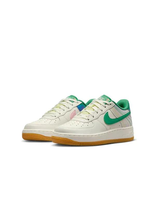 Кроссовки air force 1 низкие Nike — изображение 3 из 4, белый/зеленый