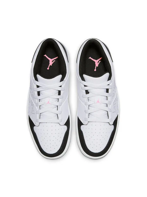 Кроссовки jordan nu retro 1 low dongdan Air Jordan — изображение 4 из 4, белый/белый/черный