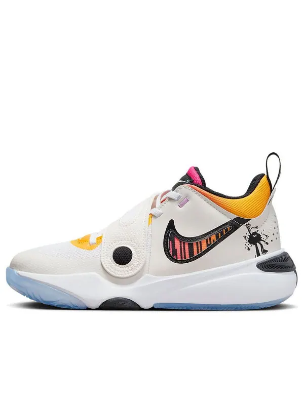 Кроссовки team hustle d 11 баскетбольные кроссовки Nike — изображение 1 из 4, белый/белый//черный