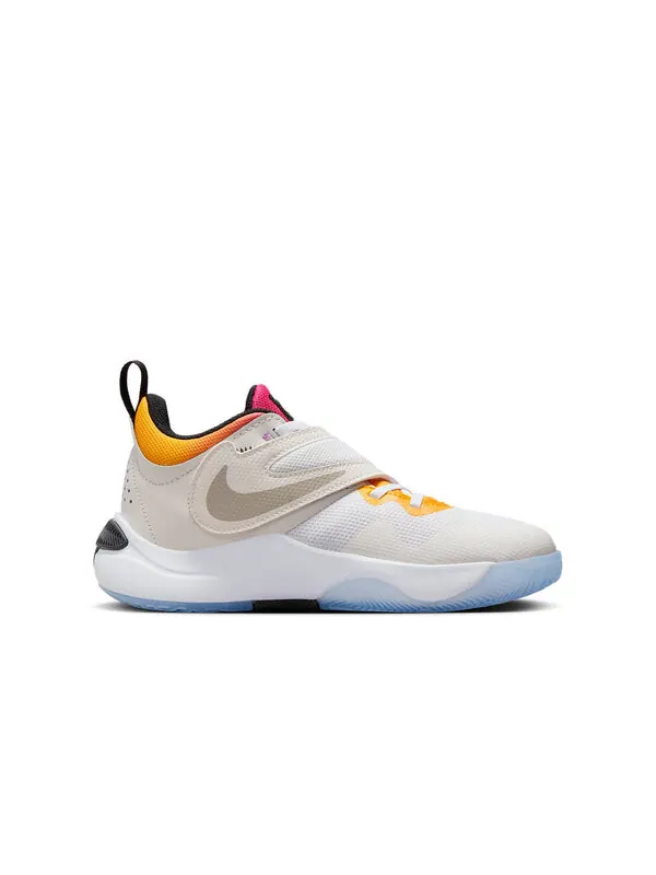 Кроссовки team hustle d 11 баскетбольные кроссовки Nike — изображение 2 из 4, белый/белый//черный
