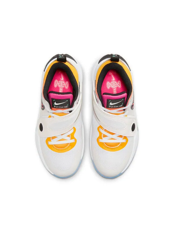 Кроссовки team hustle d 11 баскетбольные кроссовки Nike — изображение 4 из 4, белый/белый//черный