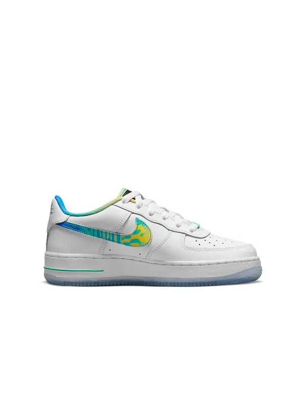 Кроссовки air force 1 низкие Nike — изображение 2 из 4, белый/зеленый-синий