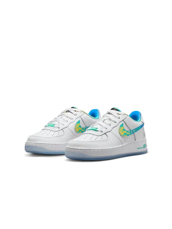 Кроссовки air force 1 низкие Nike — изображение 3 из 4, белый/зеленый-синий