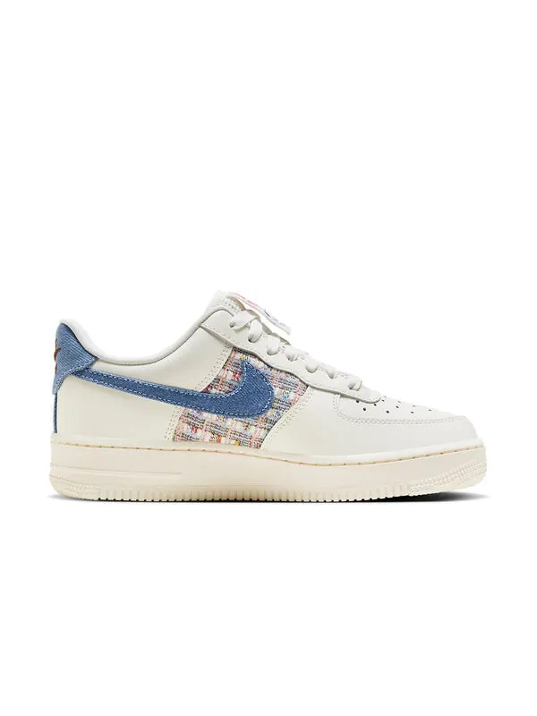Кроссовки air force 1 low 'just do it denim boucl' Nike — изображение 3 из 4, розовый