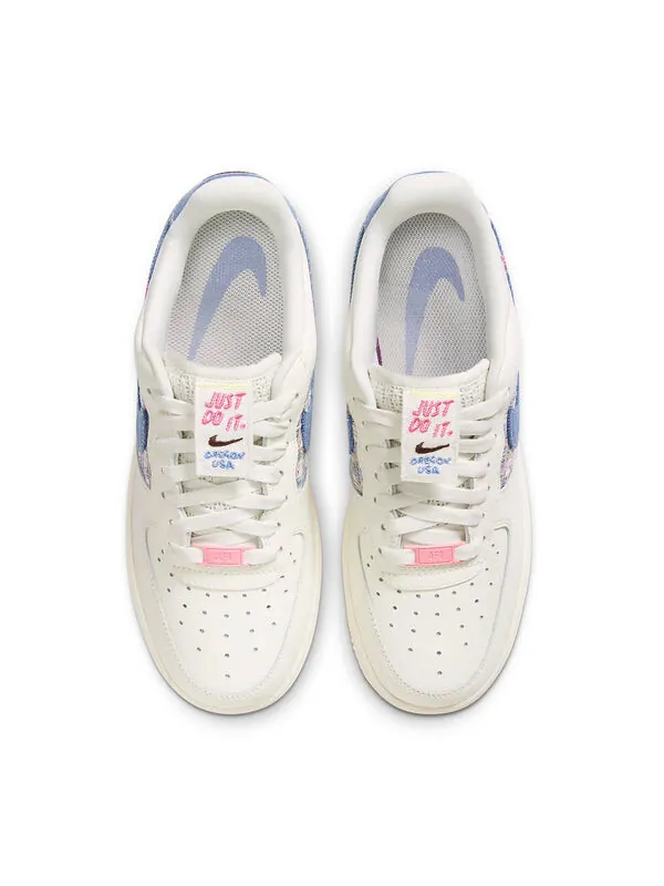Кроссовки air force 1 low 'just do it denim boucl' Nike — изображение 4 из 4, розовый