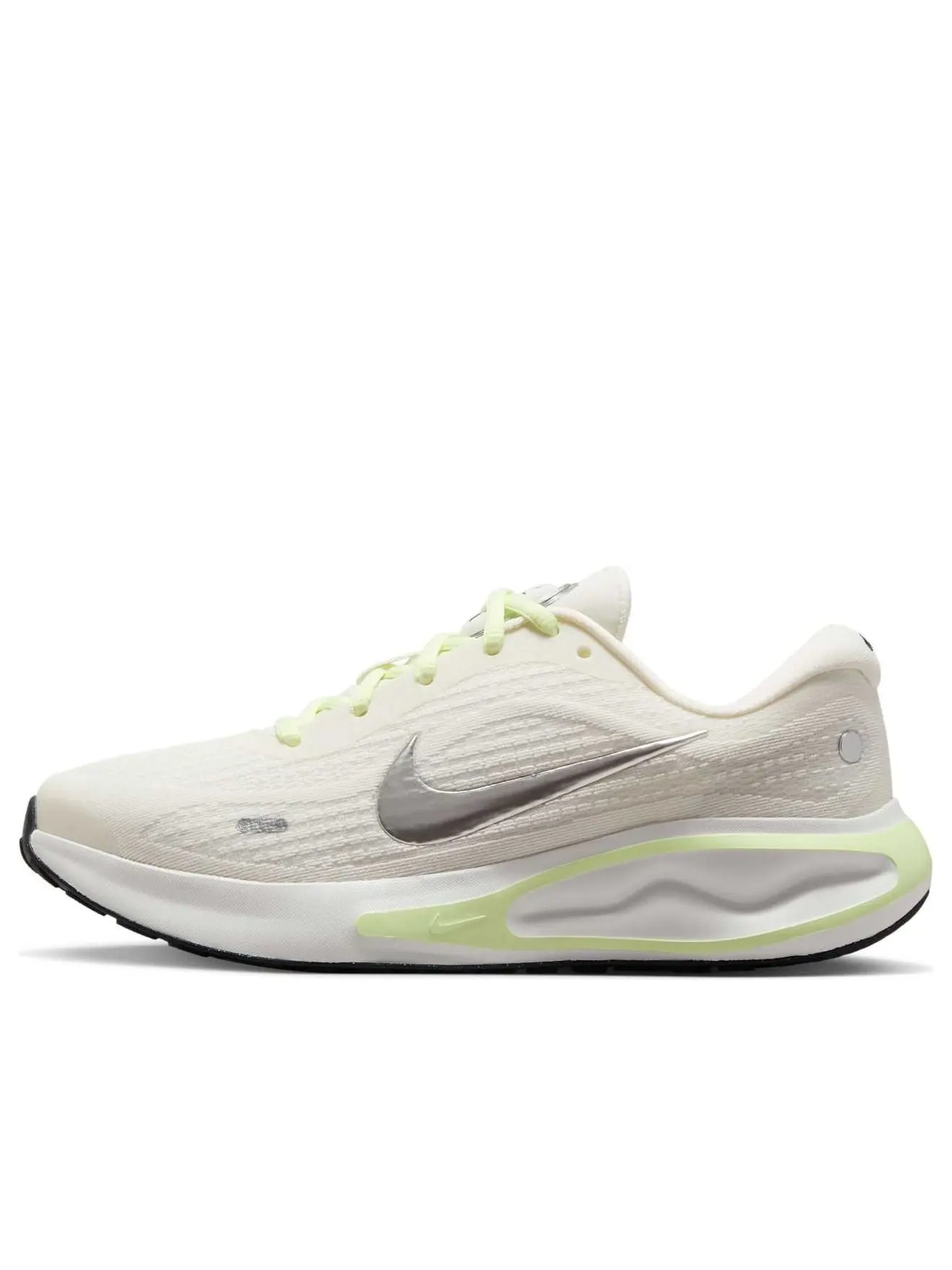 Кроссовки (WMNS) Nike Journey Run 'Sail Metallic Silver Barely Volt' — изображение 1 из 6, бежевый